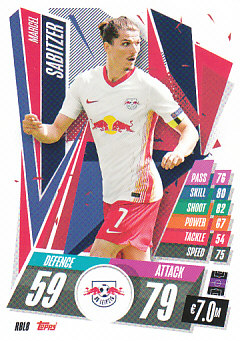 Marcel Sabitzer RB Leipzig 2020/21 Topps Match Attax CL #RBL08